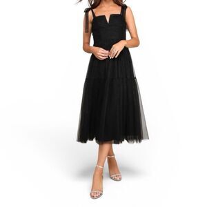 lulus reinette black midi dress Navy Blue Midi Dress | Womens | X-Small (Available in S, M, L) | 100% Polyester | Lulus Exclusive | Cocktail Dresses | Homecoming